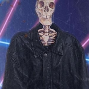 Pierre Cardin Black Leather Jacket